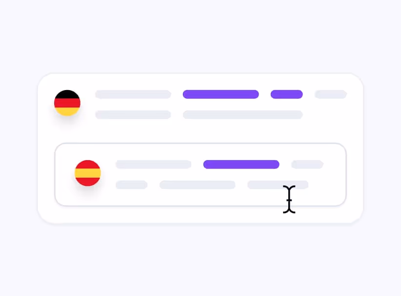 Customizable translations